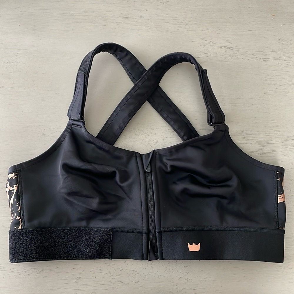 SHEFIT FLEX SPORTS BRA Medium Impact Black XL 1Luxe Rose Gold